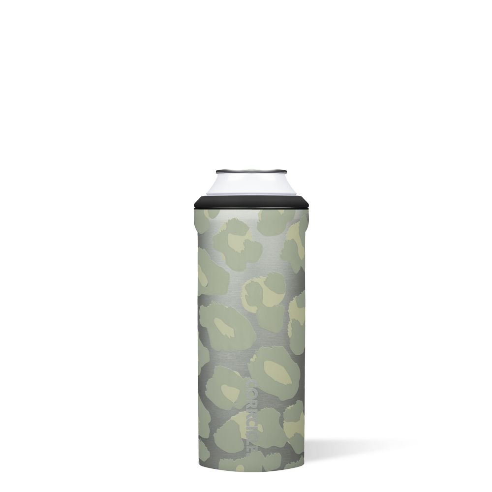 Snow Leopard Corkcicle Can Cooler Slim | JSWAI-1938