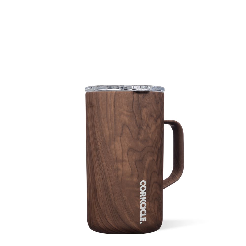 Walnut Wood Corkcicle 22oz Origins Coffee Mug | YNEWL-0952