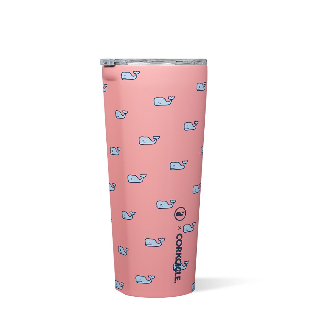 Whales Repeat Corkcicle 24oz Vineyard Vines Tumbler Water Bottle | TNQCJ-6823