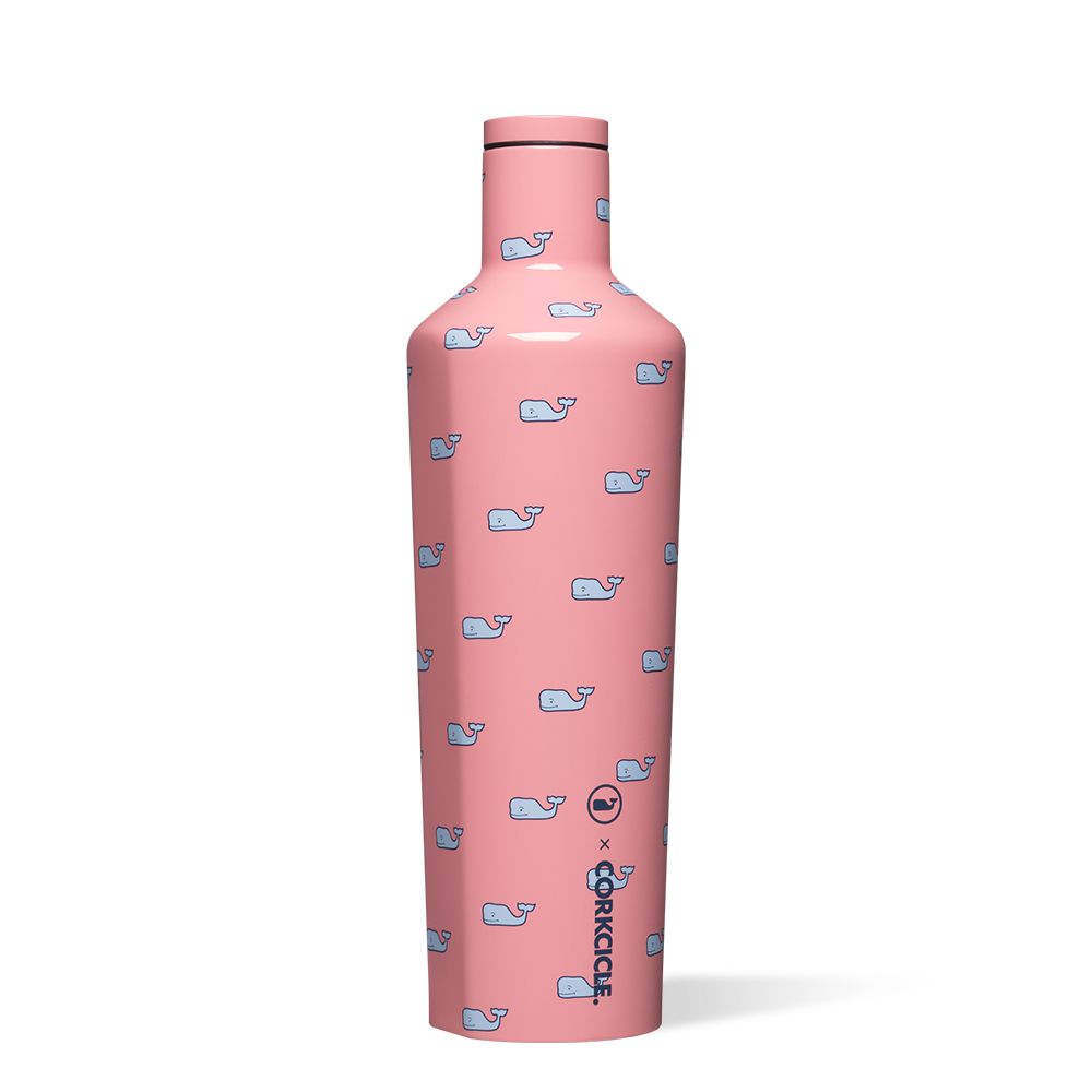 Whales Repeat Corkcicle 25oz Vineyard Vines Canteen Water Bottle | IVTFZ-4185