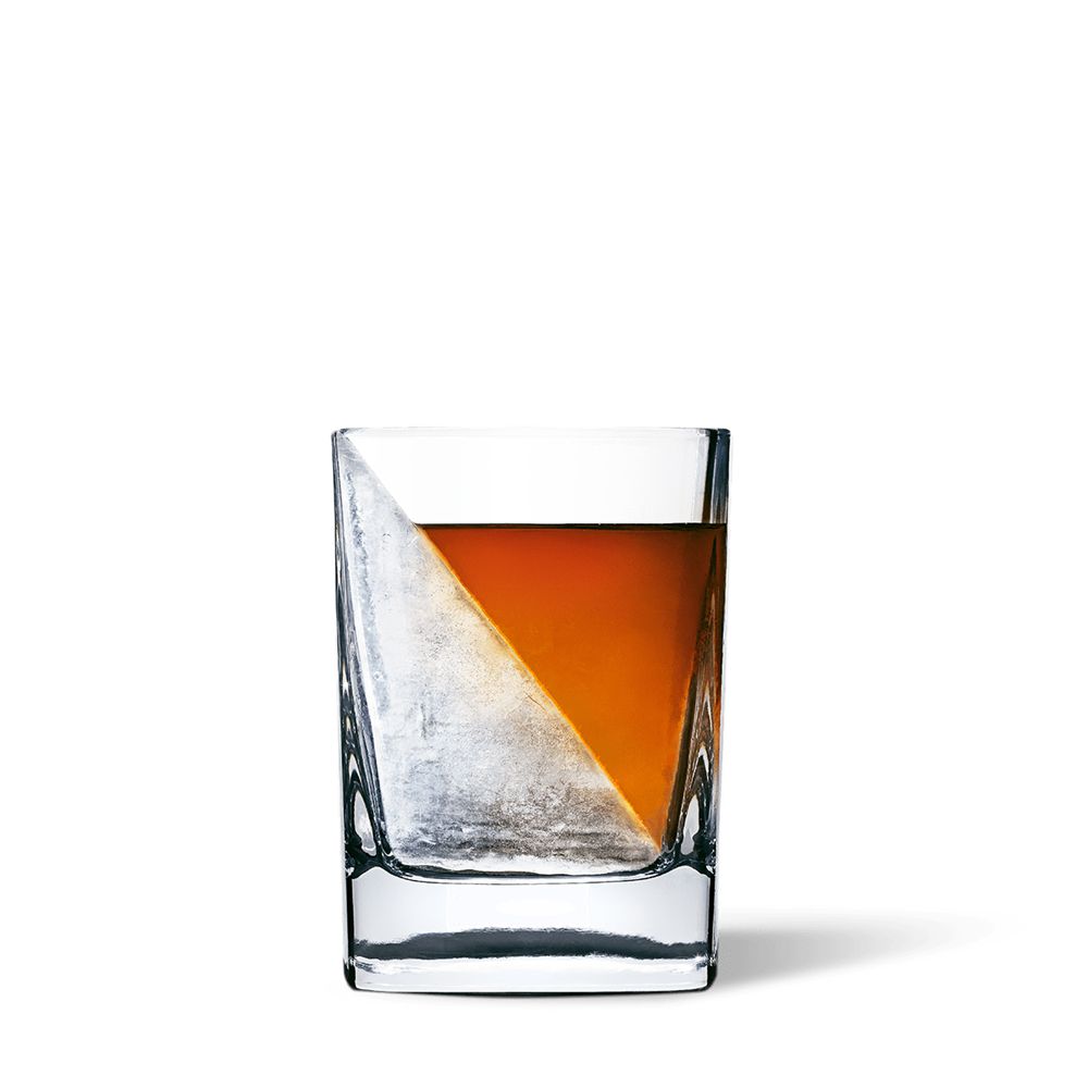 White Corkcicle Whiskey Wedge Ice Wedge Whiskey Glass | MFRBX-5879